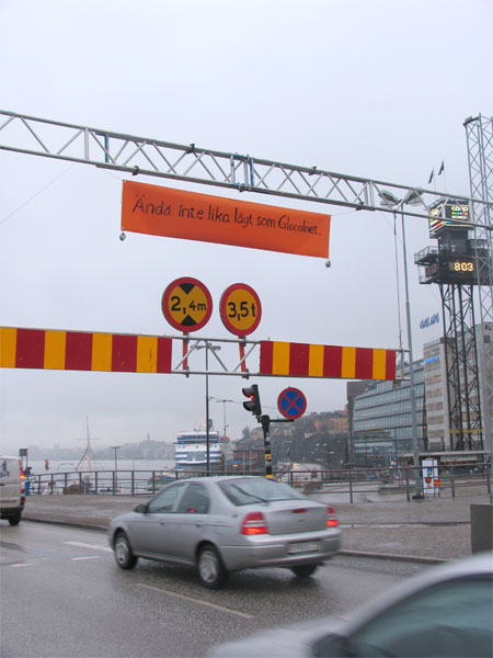 Lågt på Slussen